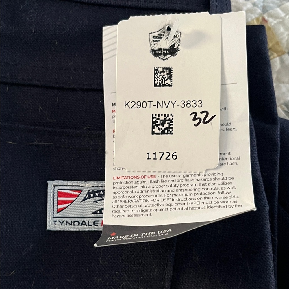Tyndale FR men work pants
